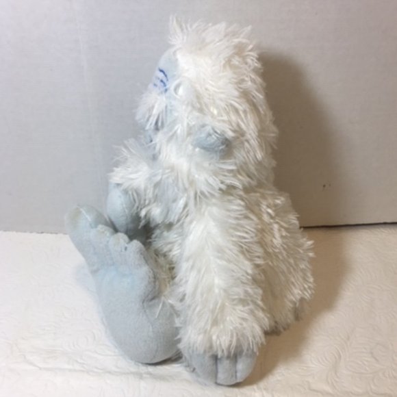BIGFOOT SNOWSQUATCH Yeti Stuffed Animal Plush 10" White - Picture 4 of 6